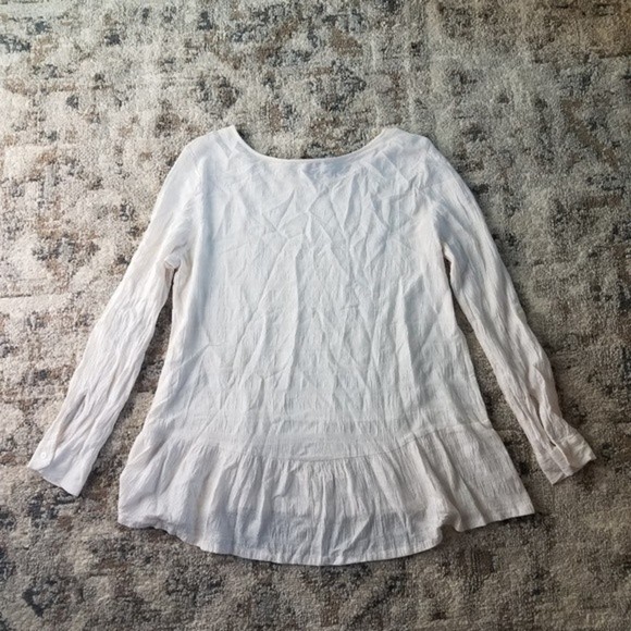 LOFT Long Sleev Blouse - Picture 2 of 6